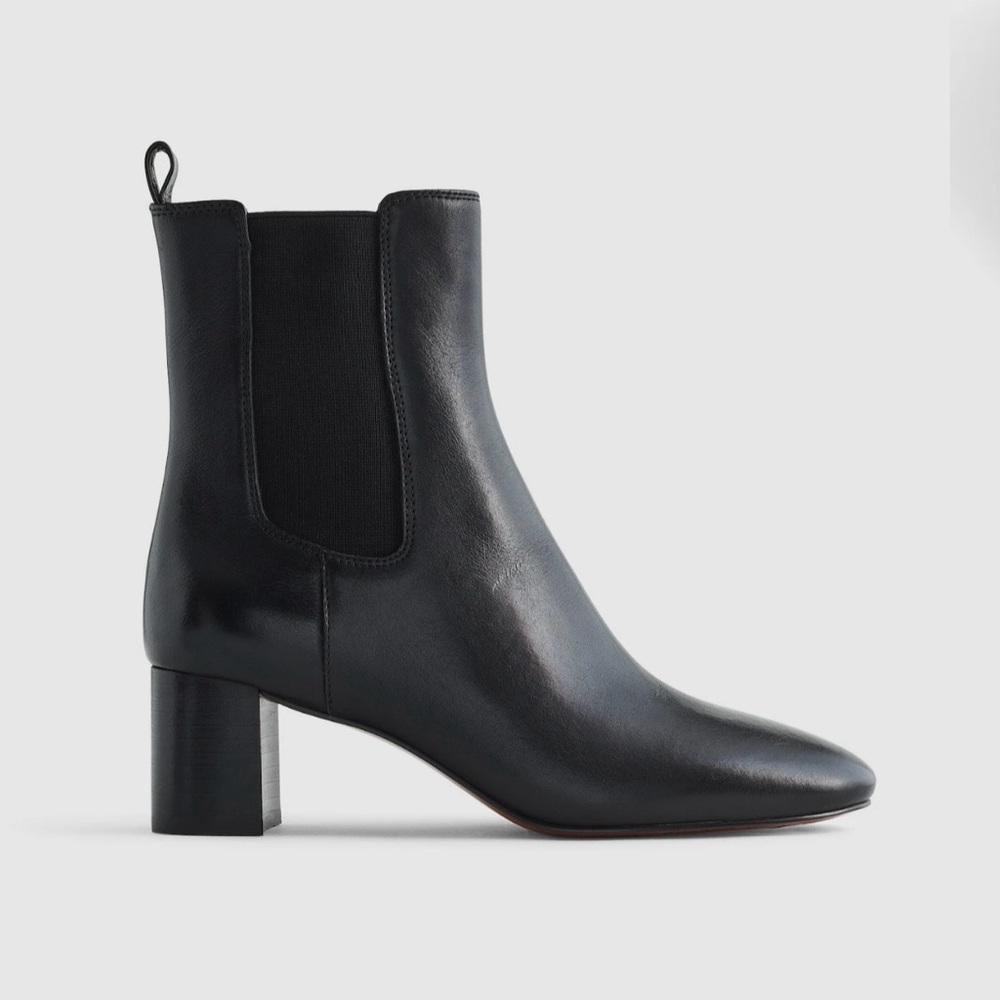 NIB! MADEWELL Women’s The Sylvia Chelsea Boot in True Black Leather Size 11